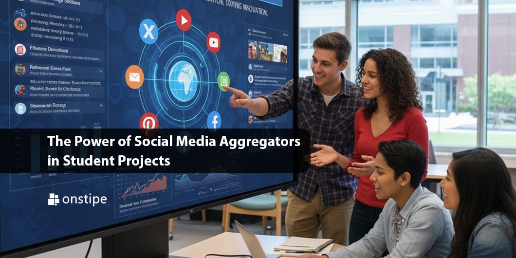 Power of social media aggregator in students projects