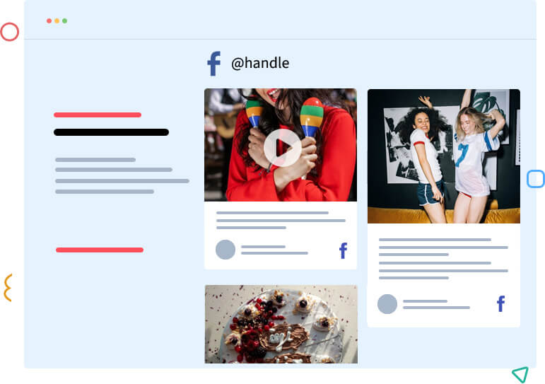 Embed Facebook Profile Feed on Website