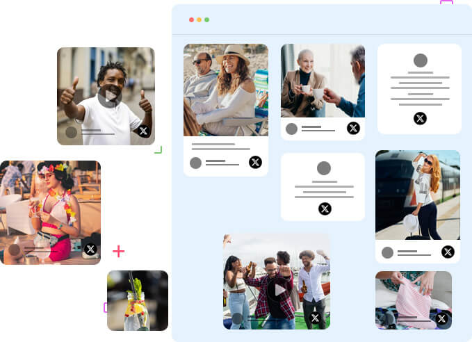 Twitter wall for website
