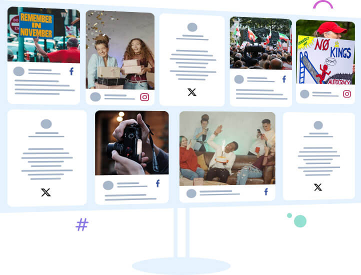 Social wall for events