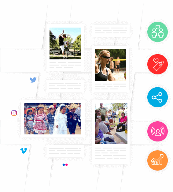 Social wall for events