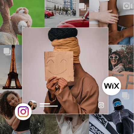 Instagram widget for Wix Website