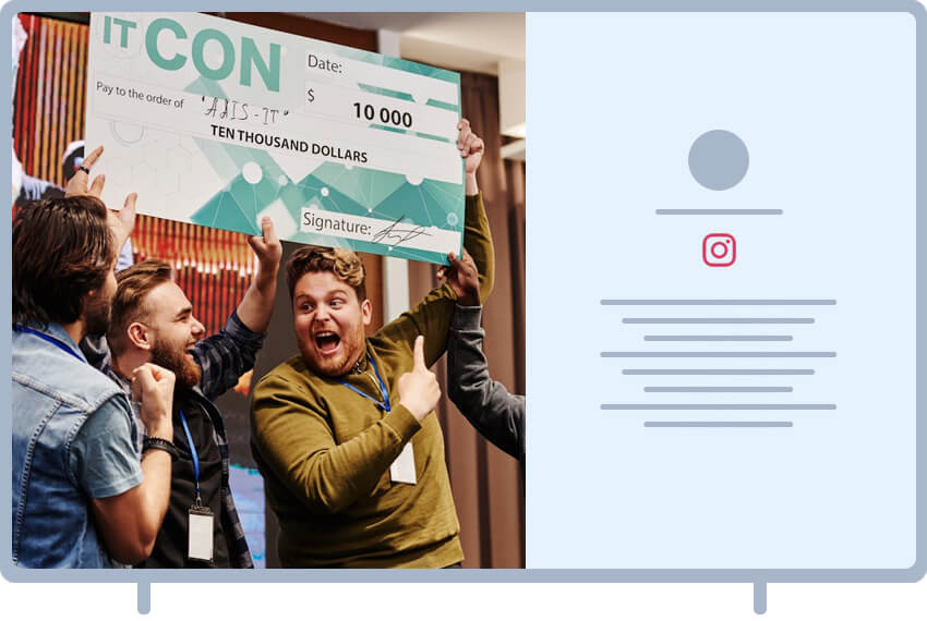 Social media aggregator for events