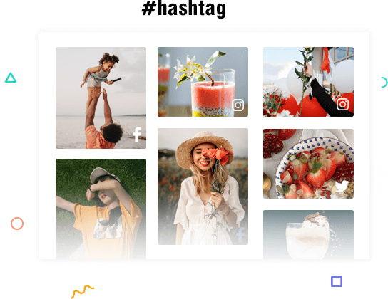 Social wall for hashtag campaign